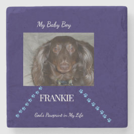 Posavasos De Piedra Pawprint Blessing 