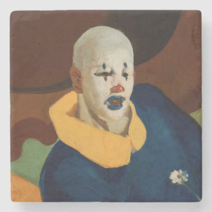 Posavasos De Piedra Payaso (animador de niños) (Fiesta de circo)