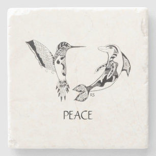 Posavasos De Piedra Paz