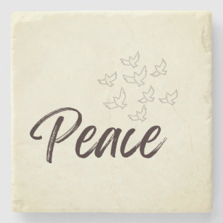 Posavasos De Piedra Peace Coaster