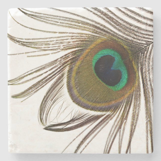 Posavasos De Piedra  Peacock Feather    (Anverso)