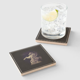 Posavasos De Piedra Pegasus - Pégase - Louis-Emile Durandelle