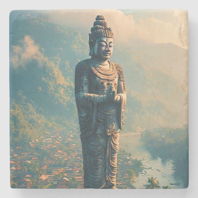 Posavasos De Piedra Pelindung Lembah - Protector del Valle (Anverso)