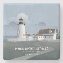 Posavasos De Piedra Pemaquid Point Lighthouse