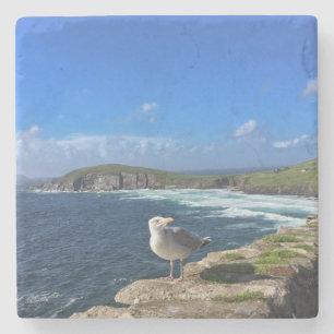 Posavasos De Piedra Península de Dingle, Irlanda, montaña de gaviota