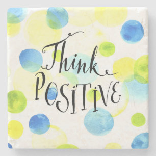 Posavasos De Piedra Pensar positivo