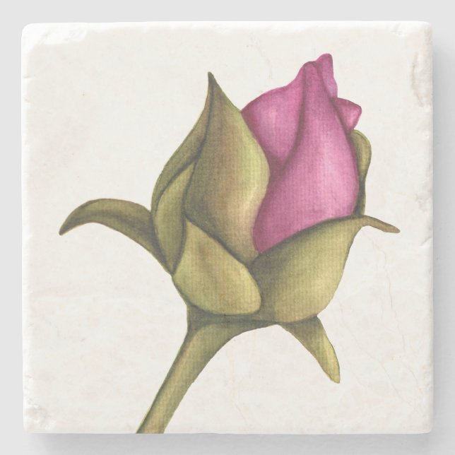 Posavasos De Piedra peony bud (Anverso)