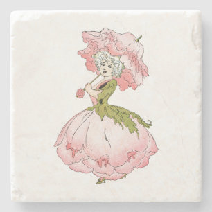 Posavasos De Piedra Peony Lady Stone Beaster Coaster