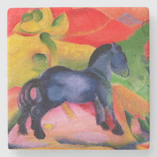 Posavasos De Piedra Pequeño Horse azul, 1912