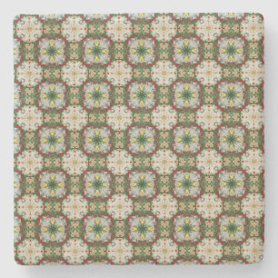 Posavasos De Piedra Pequeño patrón de campanas de Navidades