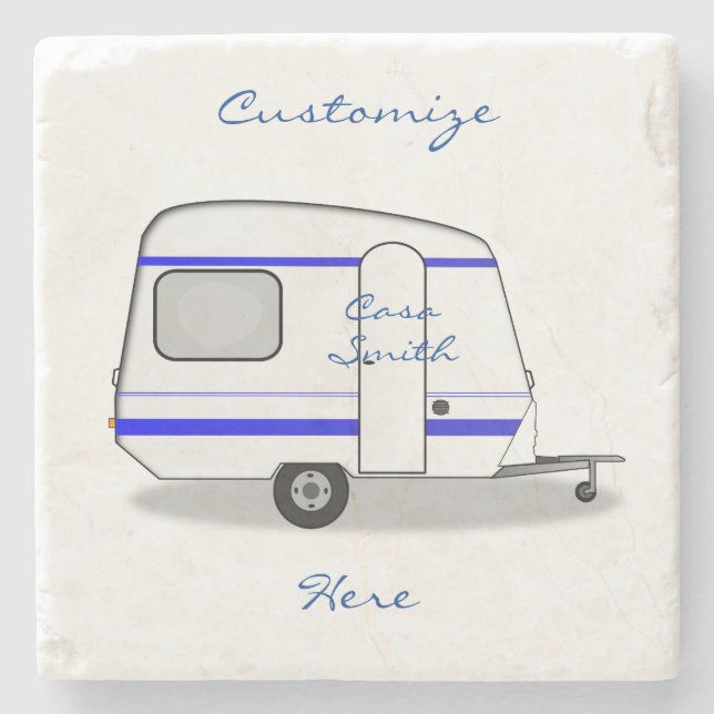 Posavasos De Piedra Pequeño y optimizado remolque de viaje Thunder_Cov (Anverso)