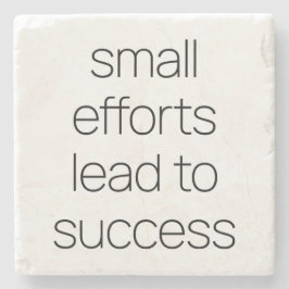 Posavasos De Piedra Pequeños Esfuerzos Mármol Escaparate de piedra