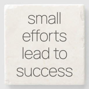 Posavasos De Piedra Pequeños Esfuerzos Mármol Escaparate de piedra