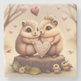 Posavasos De Piedra Pequeños osos osos personalizados