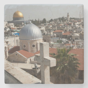 Posavasos De Piedra Perfil de la antigua Jerusalén