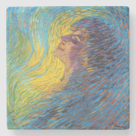 Posavasos De Piedra Perfume (retrato femenino) (de Luigi Russolo)