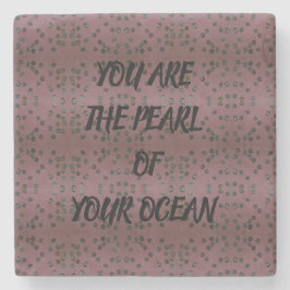 Posavasos De Piedra Perla De Tu Océano