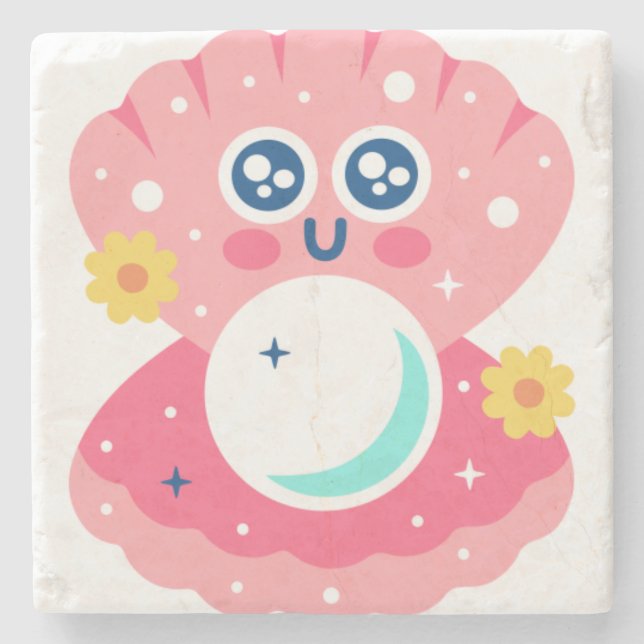 Posavasos De Piedra Perla mágica (Anverso)