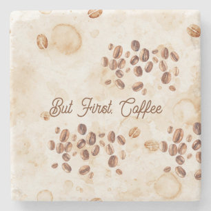 Posavasos De Piedra Pero Primero, Café