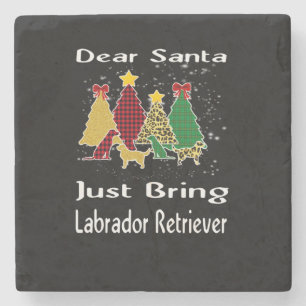 Posavasos De Piedra Perro Amante Santa Trae A Labrador