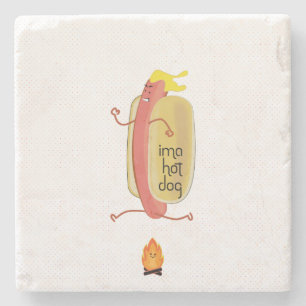 Posavasos De Piedra Perro Caliente Loco