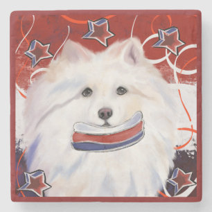 Posavasos De Piedra Perro Esquimal Americano 