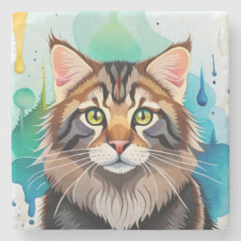 Posavasos De Piedra Perro lindo cerrar el portapapeles pequeño