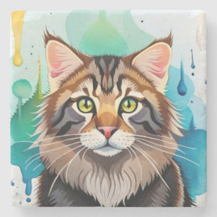 Posavasos De Piedra Perro lindo cerrar el portapapeles pequeño