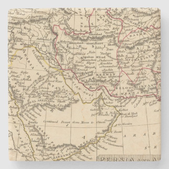 Posavasos De Piedra Persia, Arabia (Anverso)