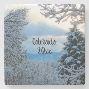 Posavasos De Piedra Personaliza este ornamento de copos de nieve de Co