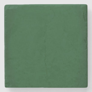 Posavasos De Piedra Personalizable moderno de Forest Green