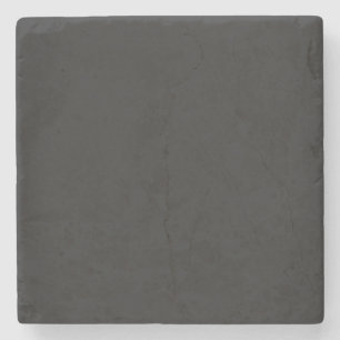Posavasos De Piedra Personalizable moderno del negro del carbón de