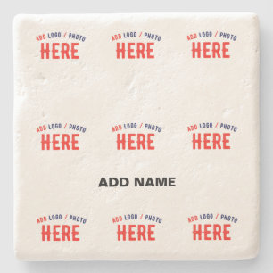 POSAVASOS DE PIEDRA PERSONALIZABLE MODERNO ESTILO BLANCO VERIFICADO MA