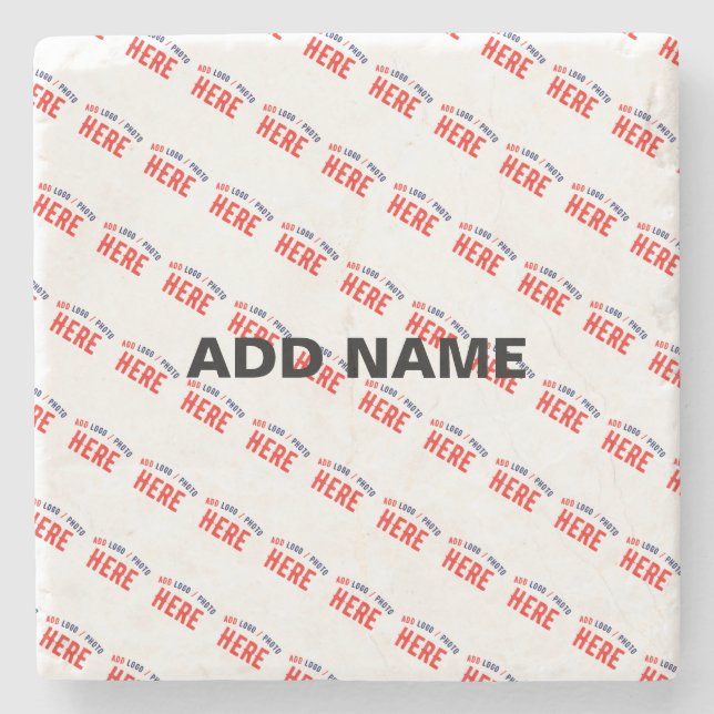 POSAVASOS DE PIEDRA PERSONALIZABLE MODERNO ESTILO BLANCO VERIFICADO MA (Anverso)