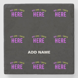 POSAVASOS DE PIEDRA PERSONALIZABLE MODERNO ESTILO NEGRO VERIFICADO MAR