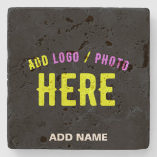 POSAVASOS DE PIEDRA PERSONALIZABLE MODERNO ESTILO NEGRO VERIFICADO MAR