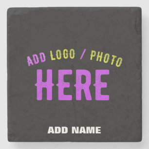 POSAVASOS DE PIEDRA PERSONALIZABLE MODERNO ESTILO NEGRO VERIFICADO MAR