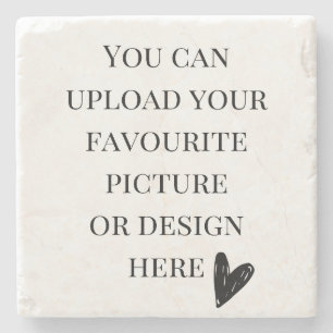 Posavasos De Piedra Personalización de mármol de 4" x 4"