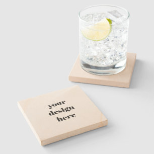 Posavasos De Piedra Personalización o Personalizar