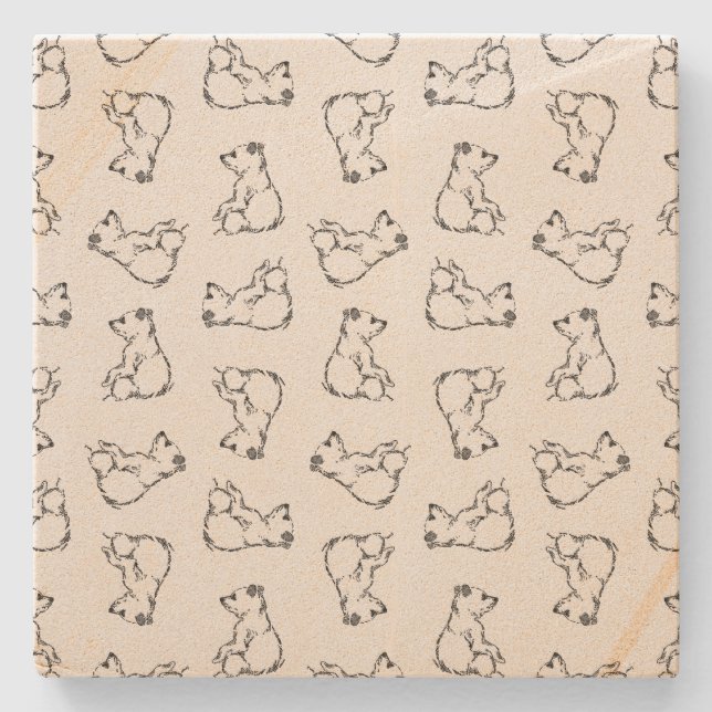 Posavasos De Piedra PERSONALIZADO BG COLOR de oseo ventilado (Anverso)