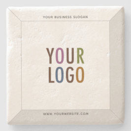 Posavasos De Piedra Personalizado de marca Stone Coaster Your Company