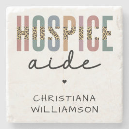 Posavasos De Piedra Personalizado Hospice Aide Hospice Enfermería Hosp