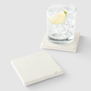 Posavasos De Piedra Personalizado Insanely White (El blanco más blanco