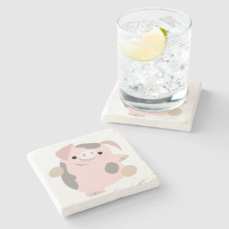 Posavasos De Piedra Personalizado lindo bailando escaparate de piedra