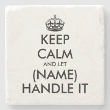 Personalizado mantener tranquilo y divertido regal