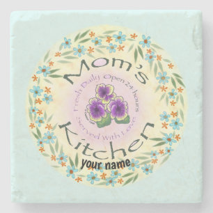 Posavasos De Piedra Personalizado Moms Kitchen