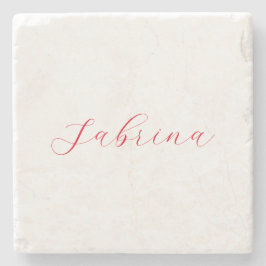 Posavasos De Piedra Personalizado profesional de nombres de escritura 