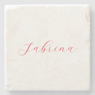 Posavasos De Piedra Personalizado profesional de nombres de escritura