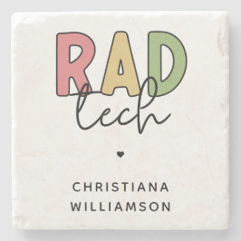 Posavasos De Piedra Personalizado Rad Tecnología Radiológica Radiológi