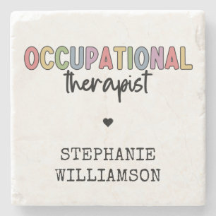 Posavasos De Piedra Personalizado Terapia Ocupacional Ocupacional de R